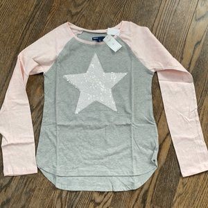 Girls’ NWT Gap Raglan Top